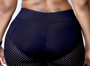 Lexi Shorts from the debut “She is” Collection. This daring design is in a biker short cut. 