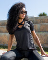 Tommie Tee from the debut “She is” Collection. She's the Tomboy of the collection. Oversize fit. 